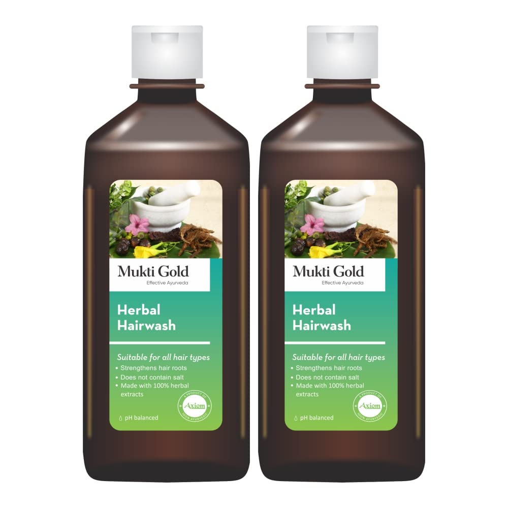 Jeevanras Mukti Gold Natural Herbal Shampoo Combo (500 ml) - Pack of 2