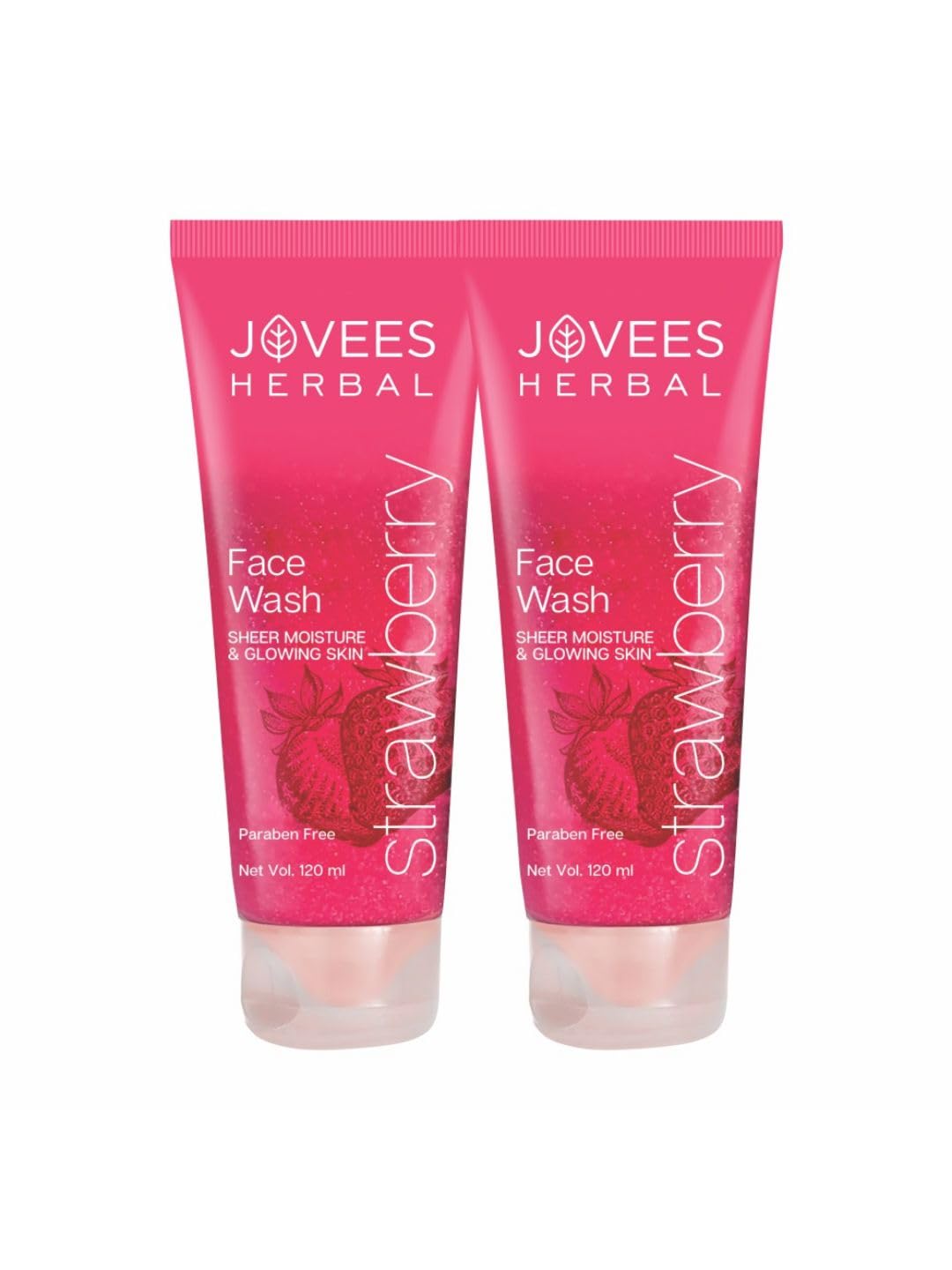 Jovees Face Wash - Strawberry, 120ml (Pack of 2)