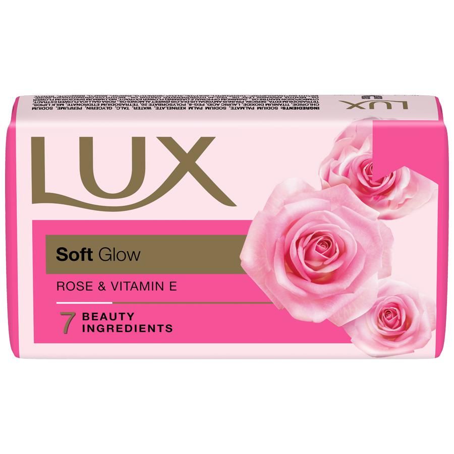 Lux Soap - Soft Glow, Rose & Vitamin E, 48 g Pouch
