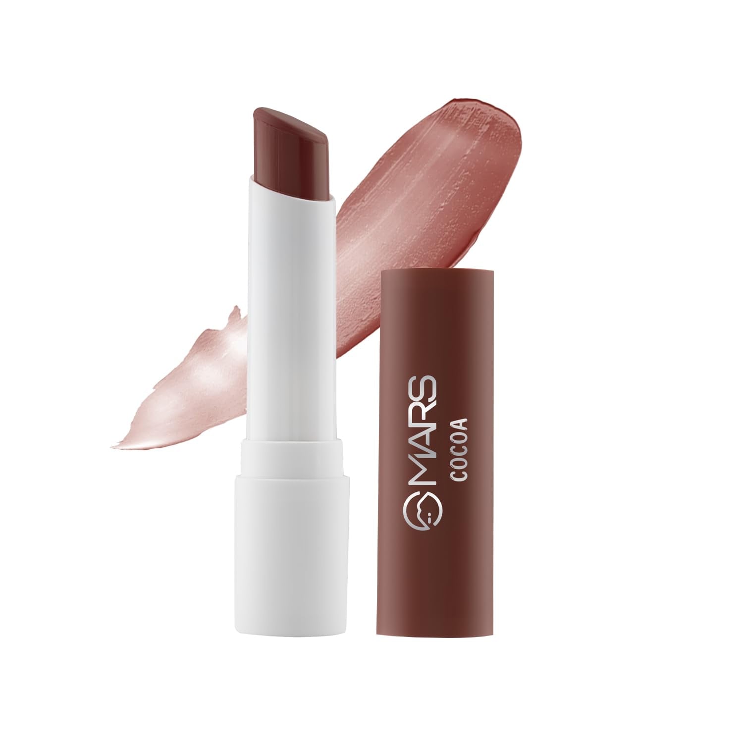 MARS Aqua Splash Tinted Lip Balm Enriched with Shea Butter, Jojoba Oil, Vitamin-E & Cocoa Extract | Repair Chapped Lips | Non-Sticky, Moisturising & Nourishing | 3.0 gm (06-COCOA)