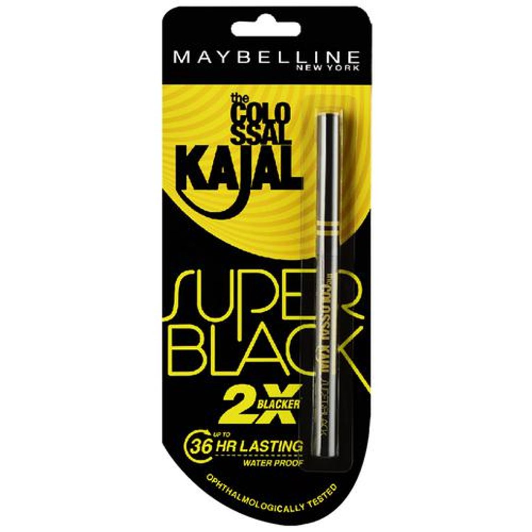 Maybelline New York Colossal Kajal - Super Black, 0.35 g
