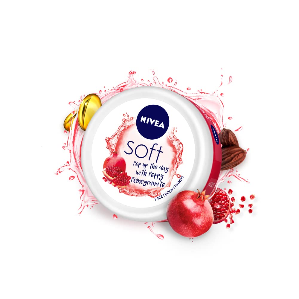 NIVEA Soft Light Moisturizer 200ml | Peppy Pomegranate