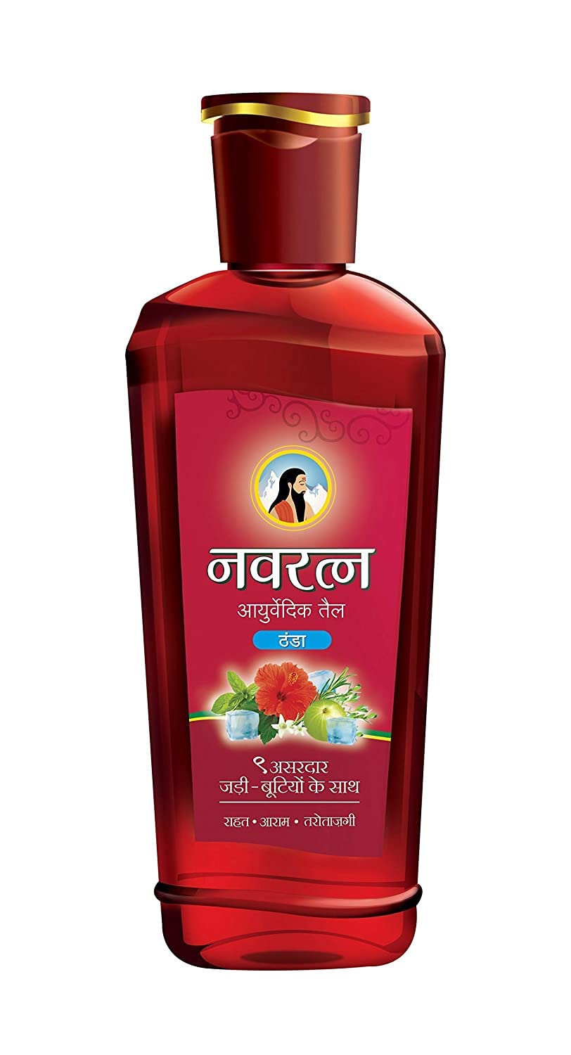 Navratna Hair Oil - Ayurvedic Cool, 500ml