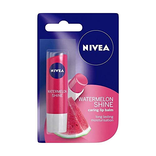 Nivea Lip Balm, Watermelon Shine,4.8 g (Pack of 1)