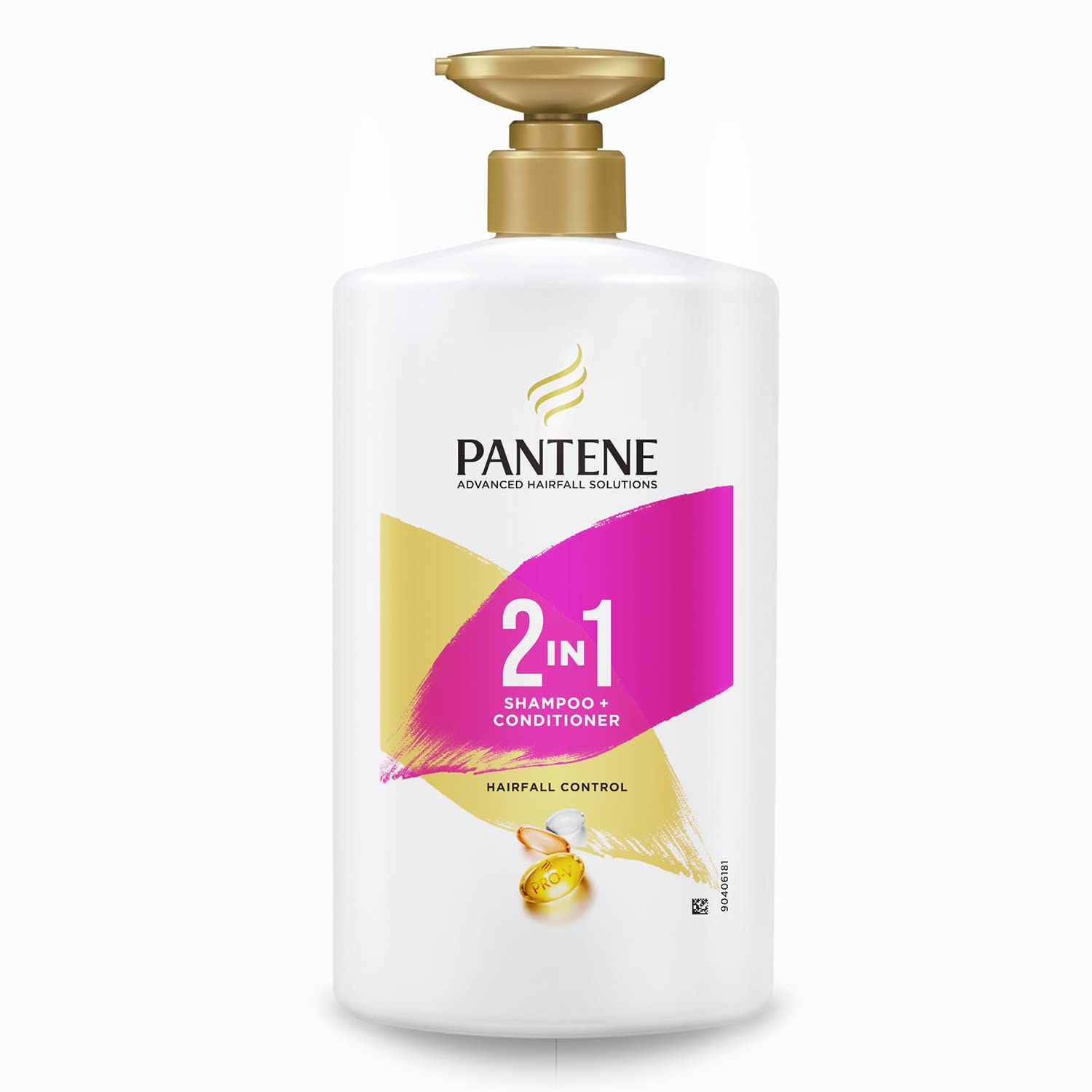 Pantene Advanced Hairfall Solution, 2in1 Anti-Hairfall Silky Smooth Shampoo & Conditioner for Women, 1L (1000ml), Green