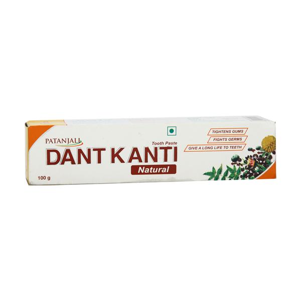 Patanjali Dant Kanti Tooth Paste - Natural 100 gm (20g Extra)