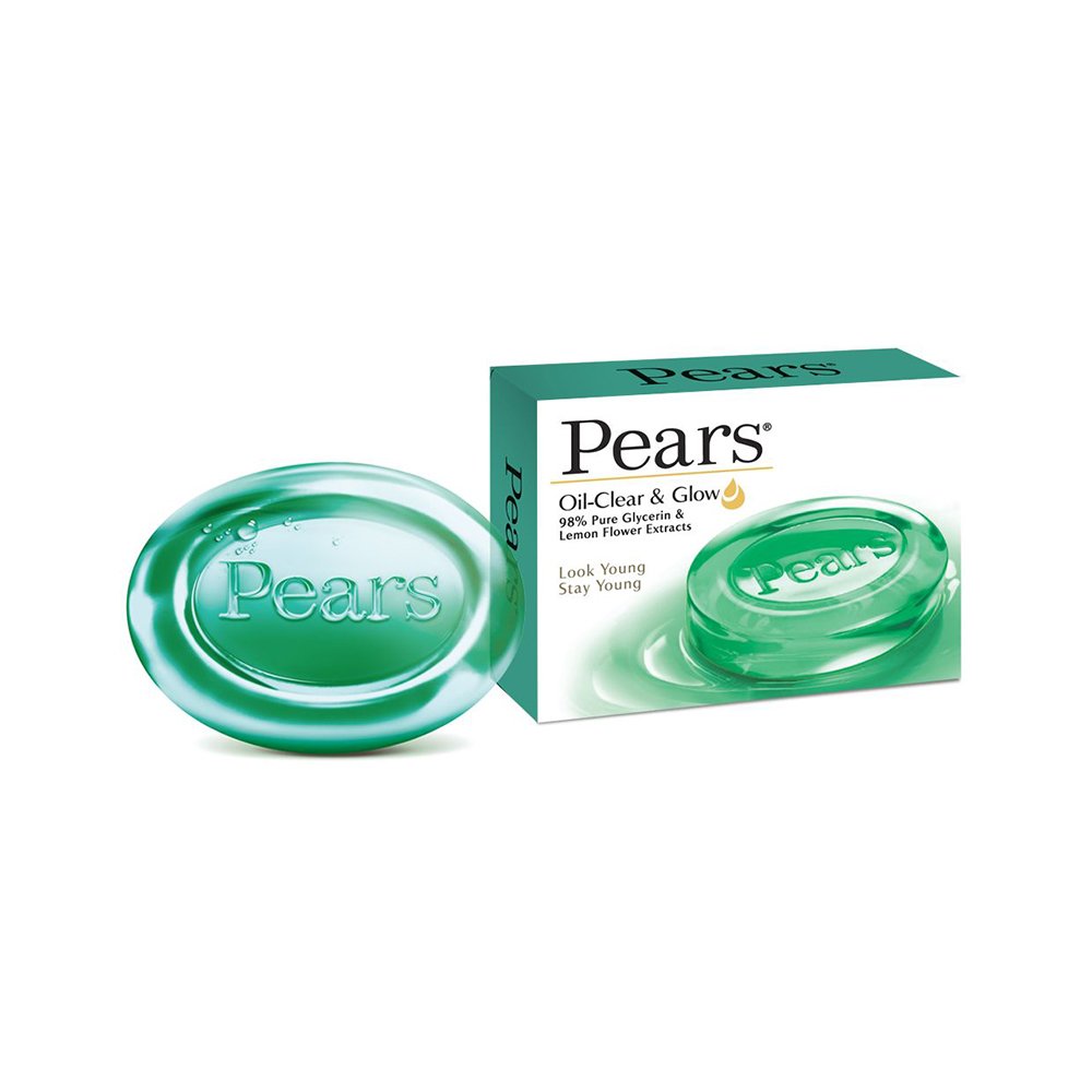 Pears Oil Clear & Glow Soap Bar, 75gm