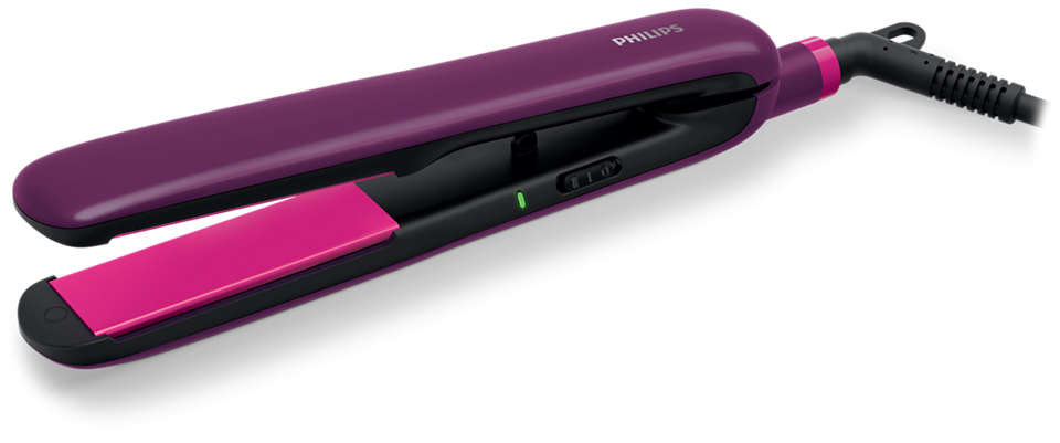 Philips BHS384/00 Selfie Hair Straightener (Purple)