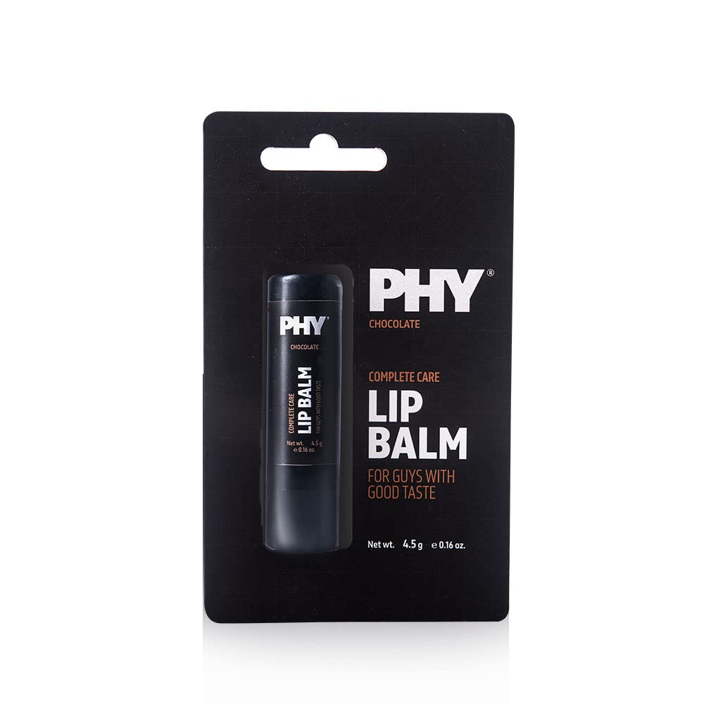 Phy Complete Care Chocolate Lip Balm | Moisturizes, Nourishes & Lightens Lips | Lip Lightening | Lip Balm for Men | 100% Vegan