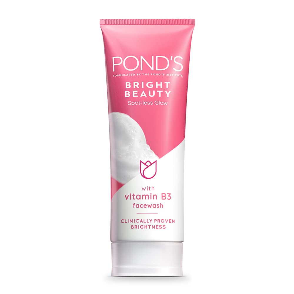 Ponds Bright Beauty Spot-less Fairness & Germ Removal Facewash, 50 g Tube