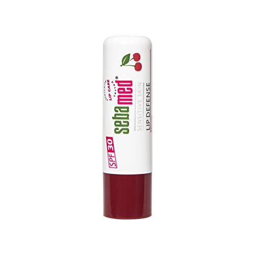 SebamedÂ LipÂ defenseÂ 4.8gm, Cherry | SPF 30 |LipÂ balm for Dry & Chapped lips with natual oil & Vitamin E | UV protection | Dermatologically tested