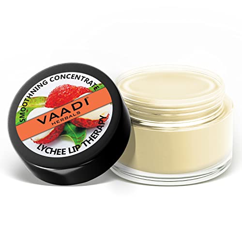 Vaadi Herbals Lip Balm, Lychee, 10g