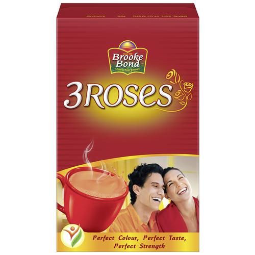 20x Brooke Bond 3 Roses Dust Tea, 10kg (500 g each x 20)