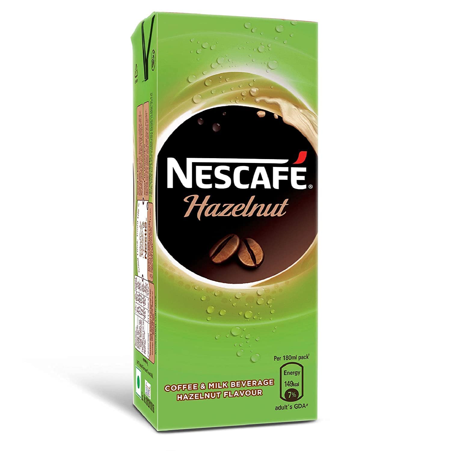 55x Nescafe Hazelnut Cold Coffee, Pack of 55 (180ml each)