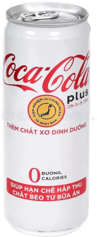 Coca-Cola Plus Them Chat Xo Dinh Duong Soft Drink (IMPORTED FROM USA)  (320 ml)
