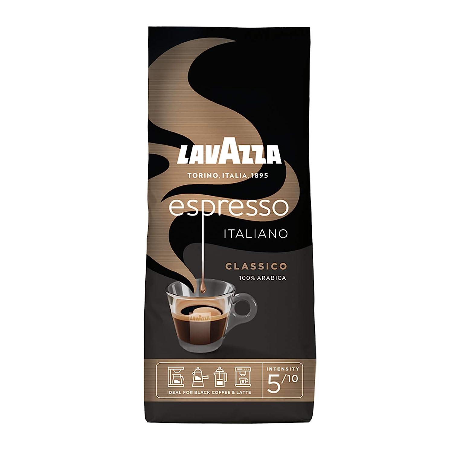 Lavazza Caffe Espresso Beans, 250 g, Bag
