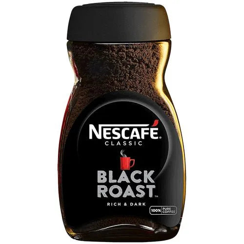 Nescafe Classic Black Roast Instant Coffee - Rich & Dark, 100% Pure, Soluble Powder, 100 g Jar