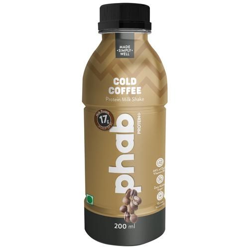 Phab Protein Milkshake - Cold Coffee, 200 ml