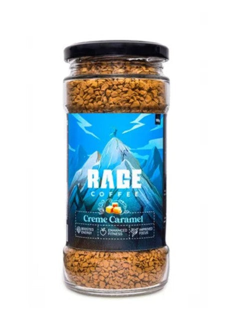 Rage Coffee Creme Caramel Instant Flavoured Coffee - 100GM