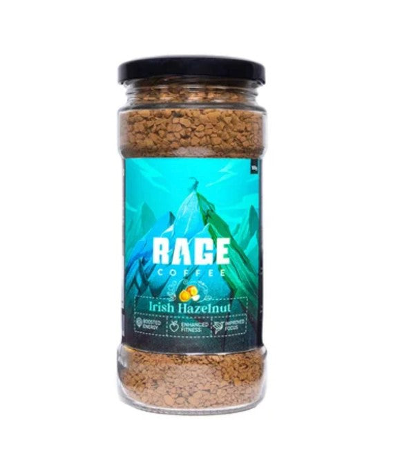 Rage Coffee Irish Hazelnut Instant Coffee - 100GM