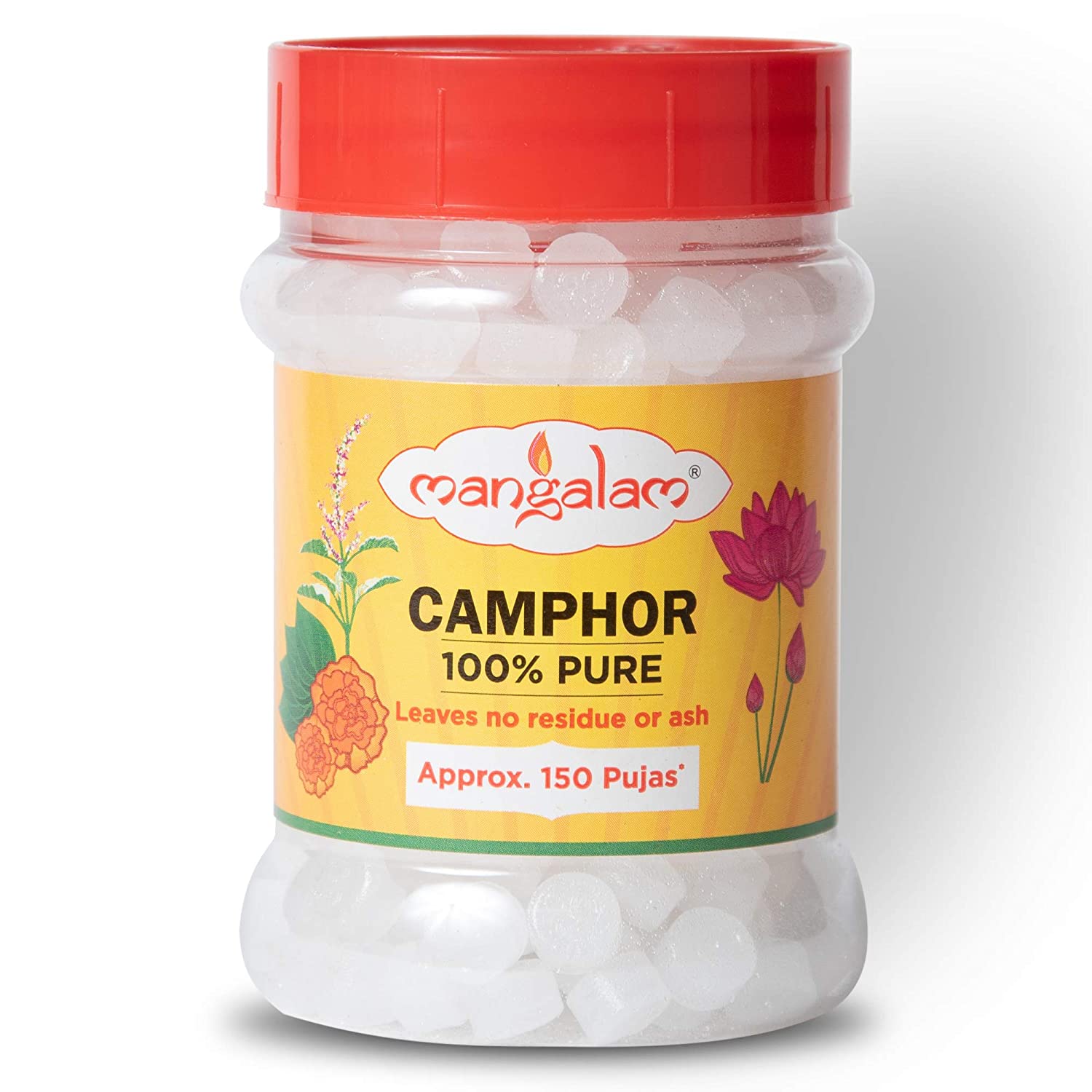 Mangalam Camphor Tablet 100g Jar - 1
