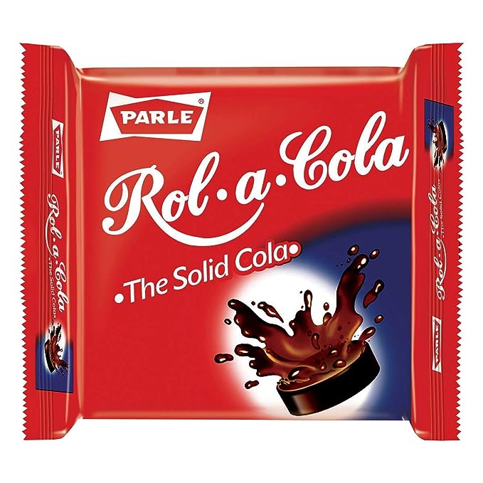10x Parle Rol-a-Cola, Pack of 10 - 100g