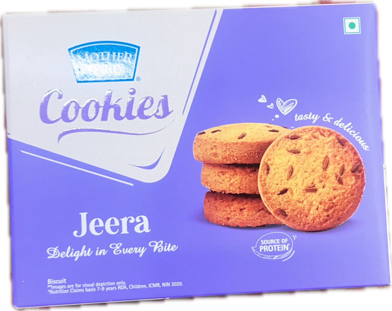 4x Mother Dairy Jeera Cookies - 150g - Pack of 4