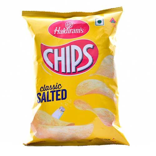 50x Haldiram's Classic Salted Chips Pack of 50 (39.5 g each)