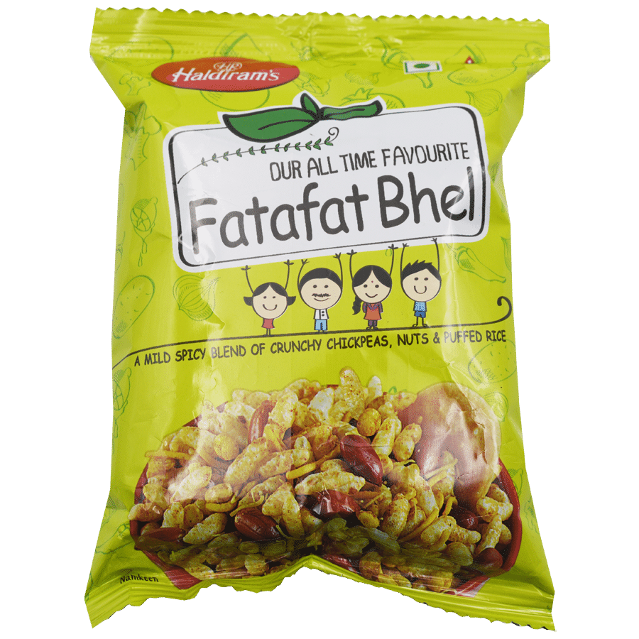 50x Haldirams Namkeen - Fatafat Bhel, Pack of 50 (45 g each)