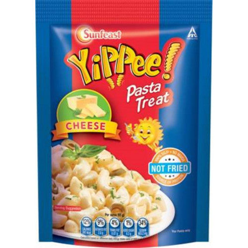 50x Sunfeast Yippee Pasta Treat-cheese, Pack of 50 (65 g each)