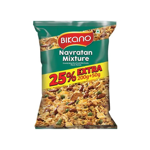 5x Bikano Navratan Mixture Namkeen -  Pack of 5 (200g each)