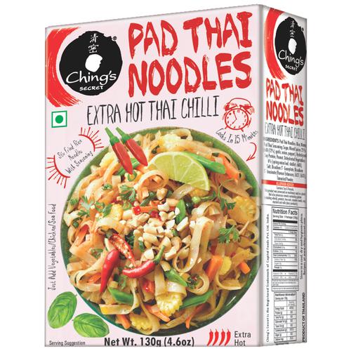 Chings Noodles - Pad Thai(Extra Hot Thai chilli), 130 g Carton
