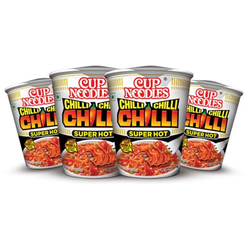 Cup Noodles Chilli Chilli Chilli, 70 g (Pack of 4)