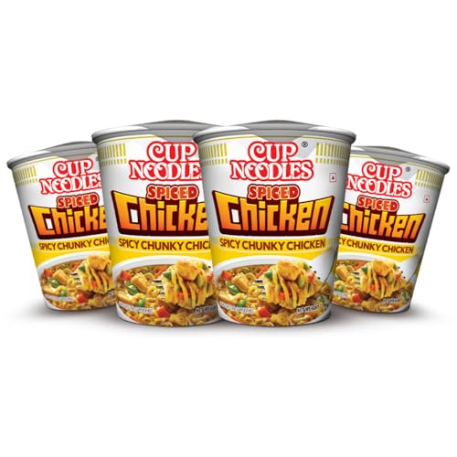 Cup Noodles Spiced Chicken, 70 g (Pack of 4)