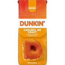Dunkin Donuts Coffee Caramel Me Crazy 311gm, Ground Coffee, (Product of U.S.A)