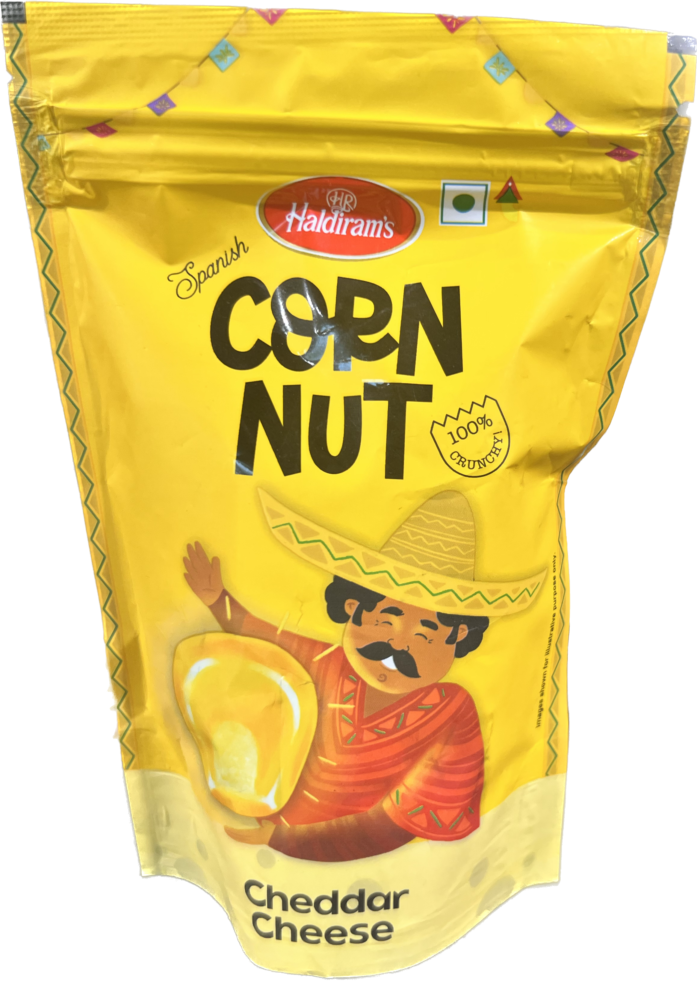 Haldiram Roasted Spanish Corn Nut Cheese, 110 g