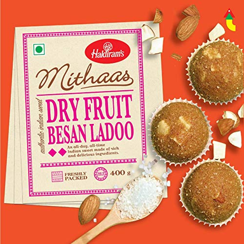 Haldirams Dry Fruit Besan Ladoo, 400 g