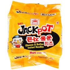 Kab's Jackpot Hot Chicken Cheese & Butter Instant Noodles 5-in-1,500G