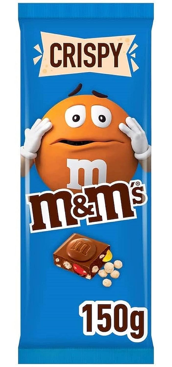 M&M's Crispy Milk Chocolate Bar, 150g