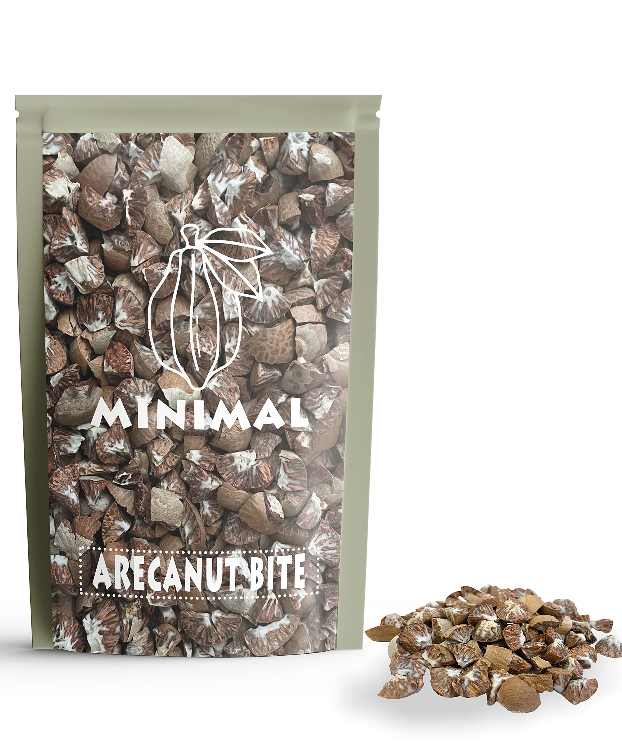 Minimal Diamond Cutting Unroasted Areca Nut/Kachhe Supari Tukda,500g