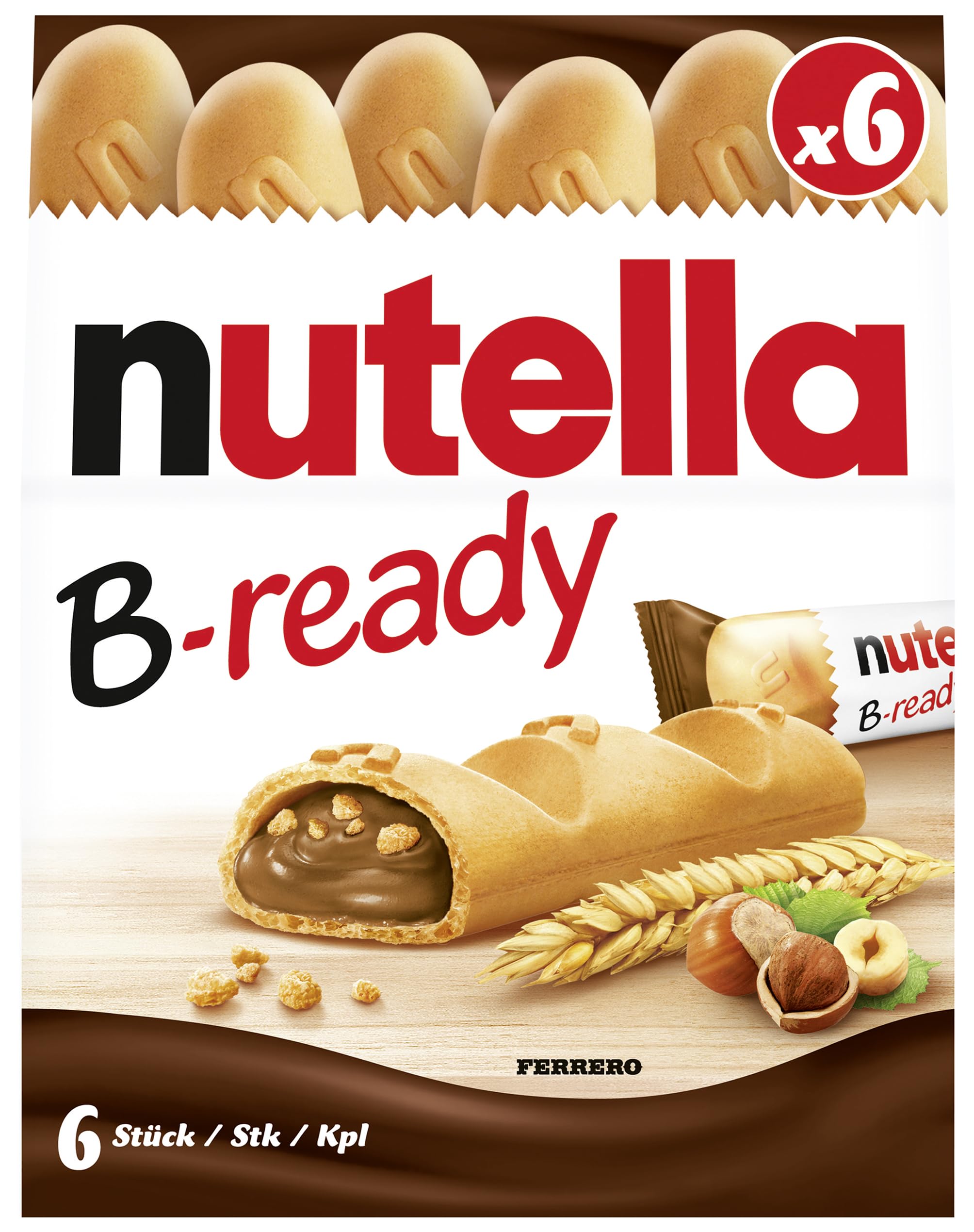 Nutella B-Ready Wafer, 132 g