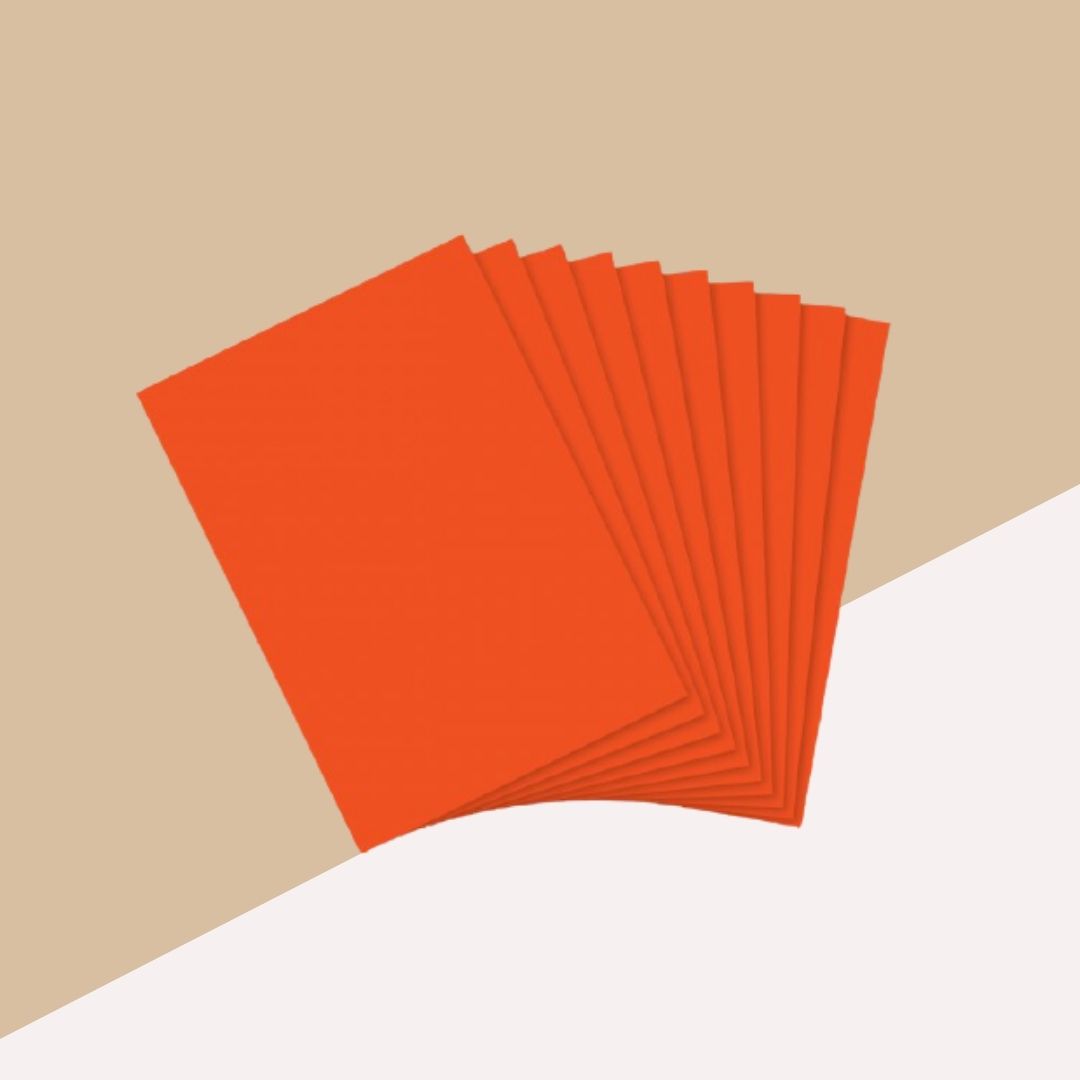 A4 Multipurpose Pastel Paper - Orange  ( Pack of 20 )