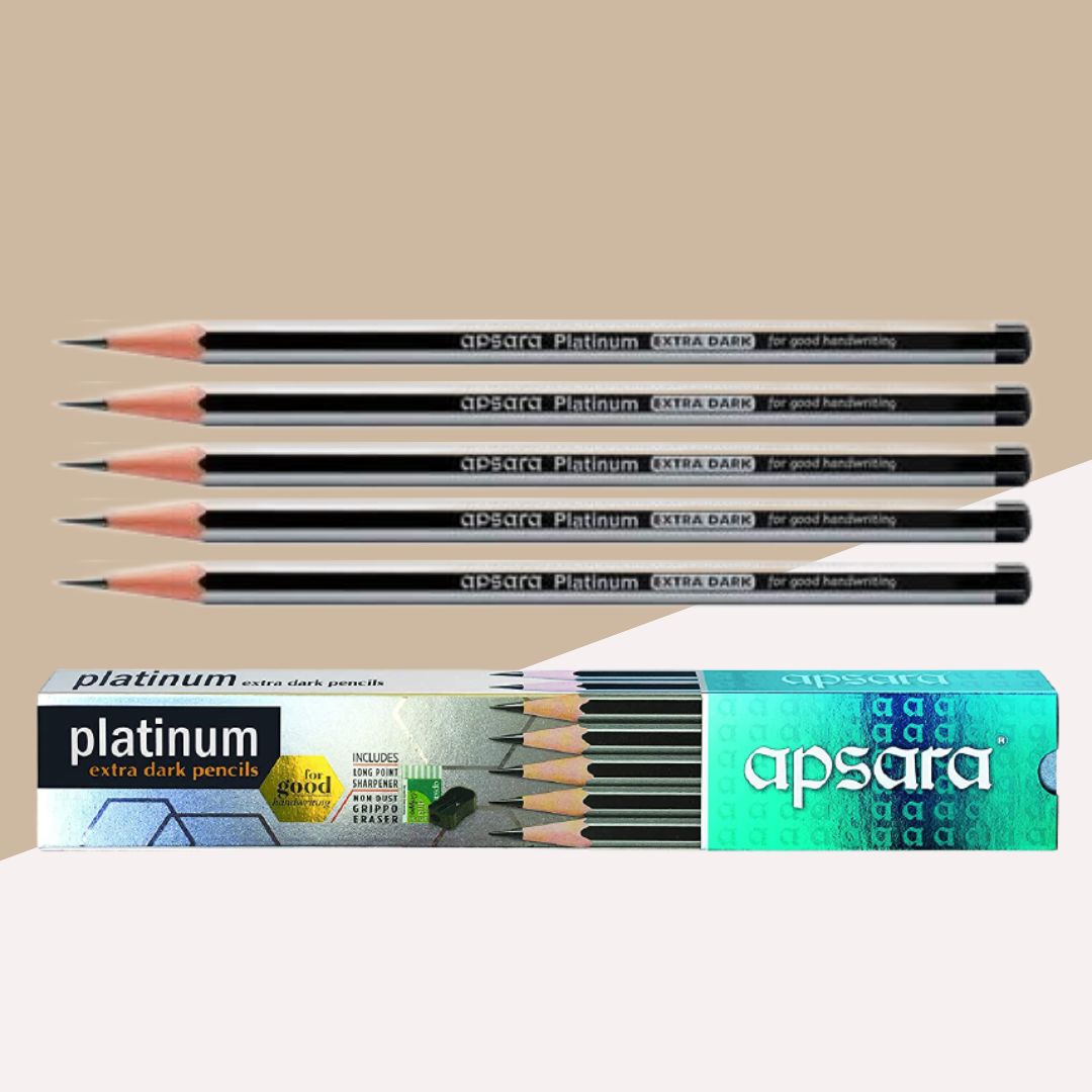 Apsara Platinum Extra Dark Pencils ( Pack Of 10 )