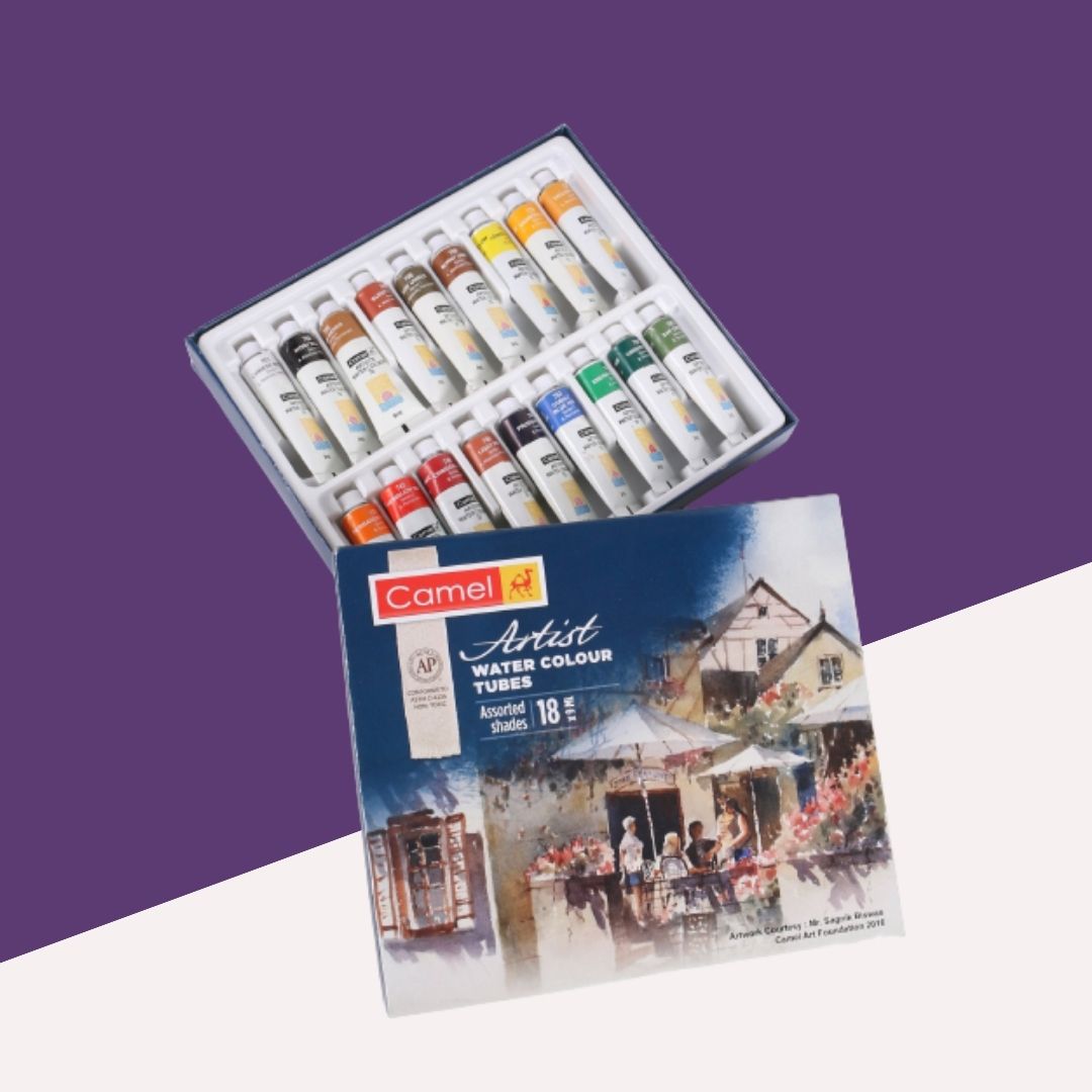 Camel Acrylic Color Tube Set â€“ Multicolour ( Pack of 12 )