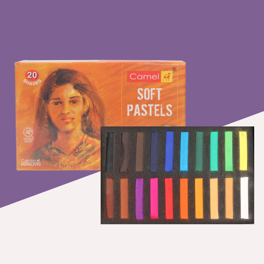 Camel Soft Pastels - Multicolour ( Pack of 20 )