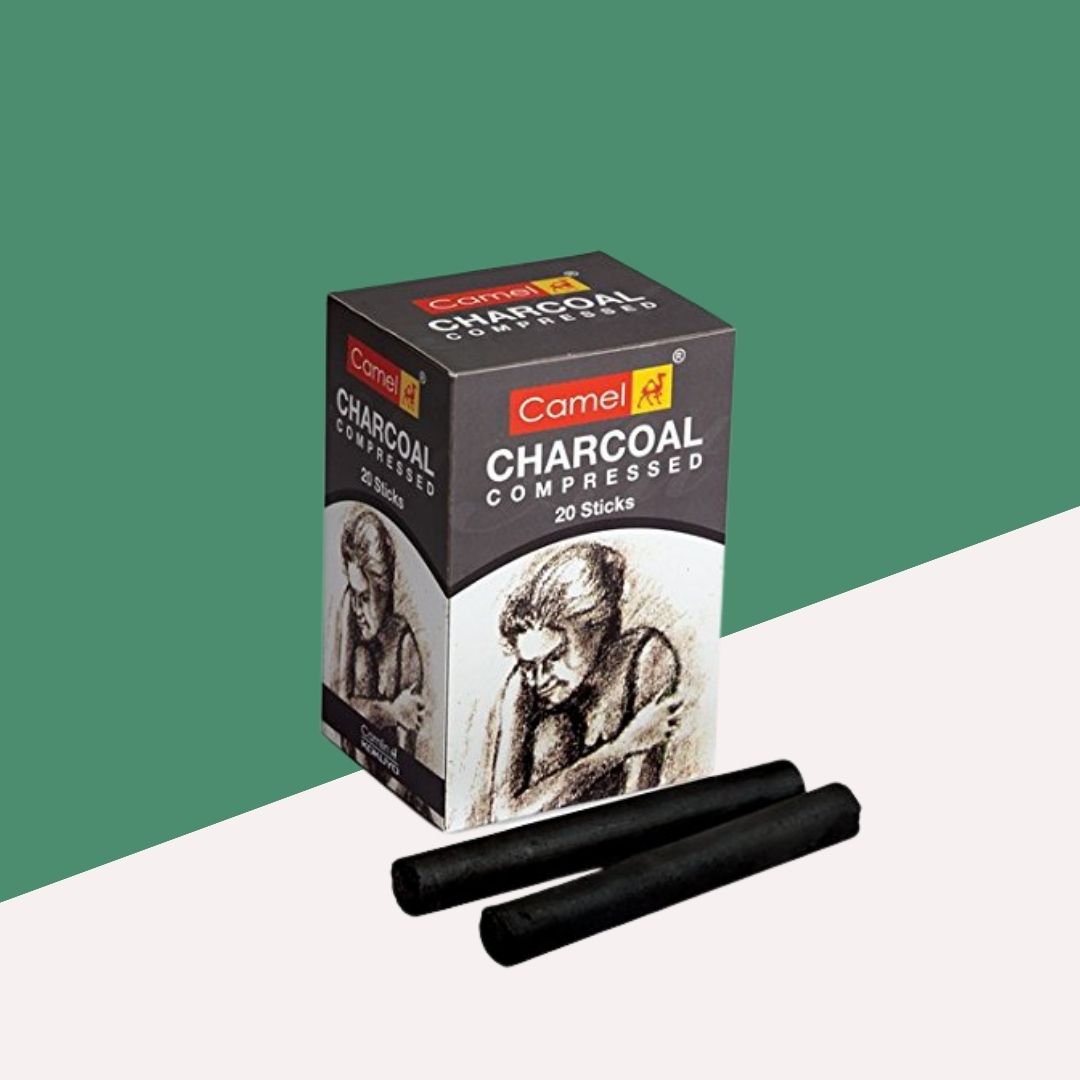 Camlin Premium Compressed Charcoal Stick ( Pack of 1 )