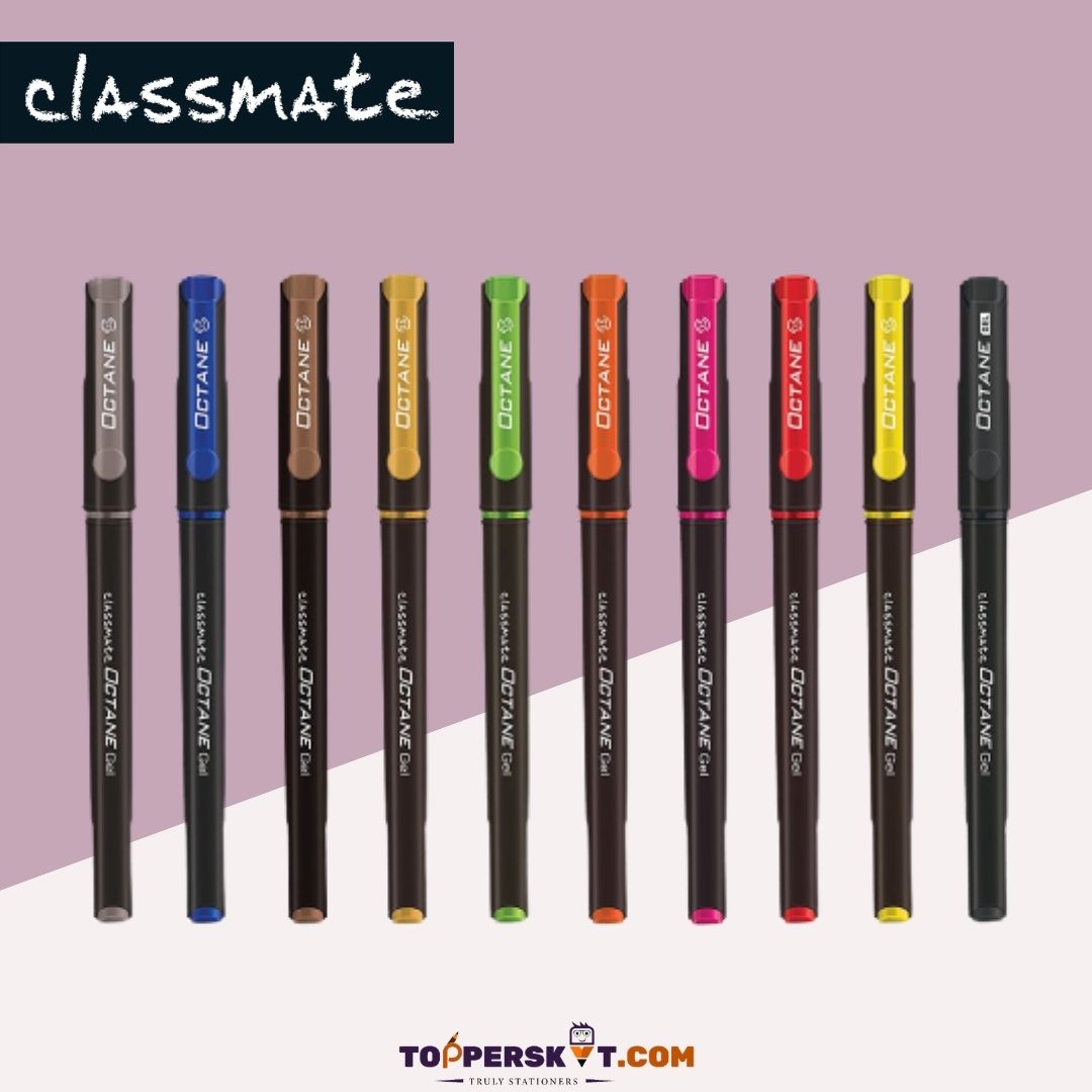 Classmate Octane Colour Gel Pens- Multicolour ( Pack of 10 )