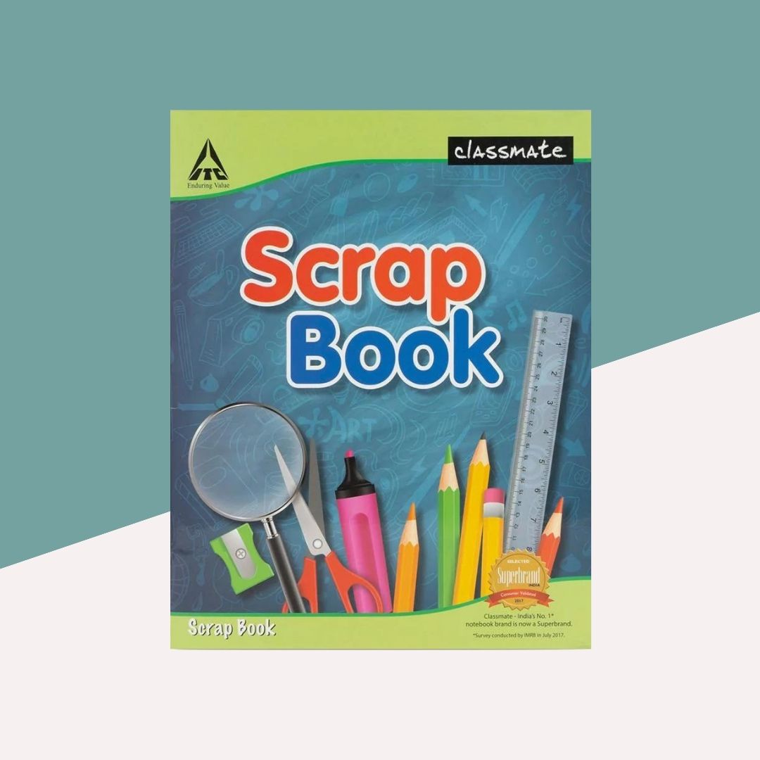 Classmate Scrap Book - Unruled Soft Cover ( Pack of 1 )