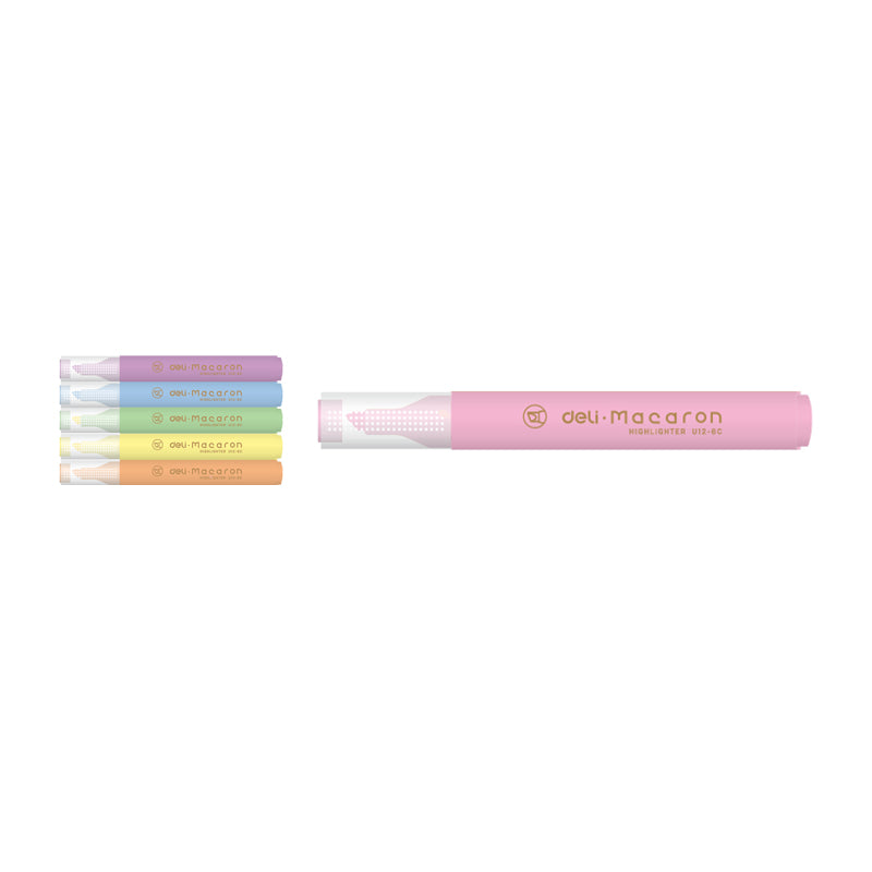 Deli Wu12-6C Highlighter - Color May Vary