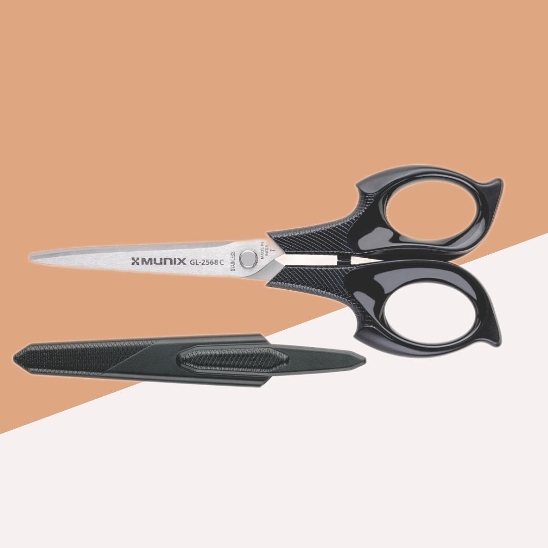 Deluxe XMunix GL-2568 8.5â€³ Stainless Steel Scissors ( Pack of 1 )
